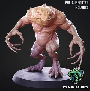 Red Slaad Lizardman - Pose 1