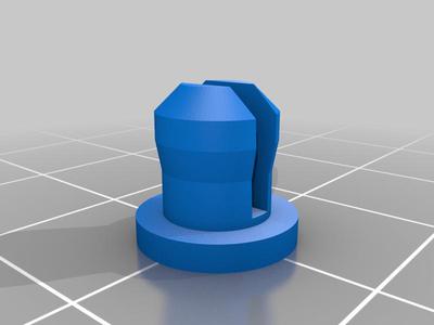 Lockable Rivet for Metal Pegboard