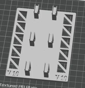 V10 Mount for De Steiner V10 Engine   