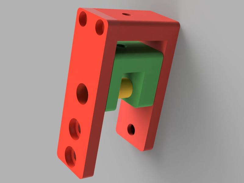 Ender 3 & 3 Pro - X Belt Tensioner (Modular - no supports needed)