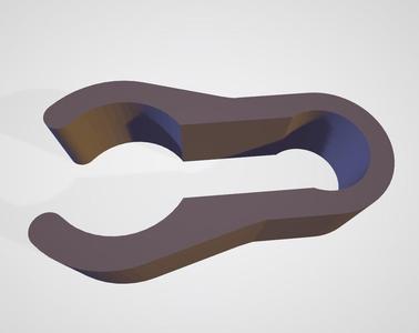 Double Cable clip