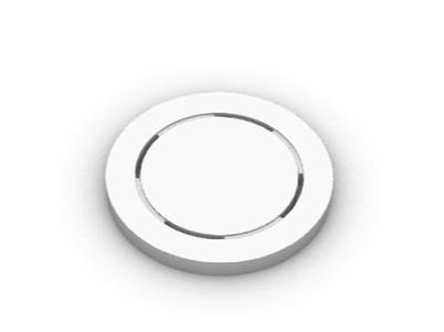 Monochrome Poker Chip