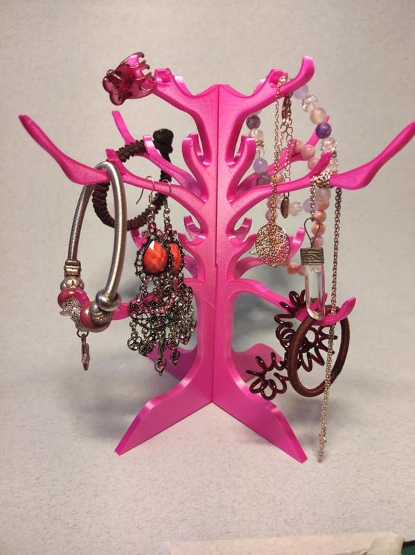 Jewelry stand for earrings, bracelets, rings and necklaces
