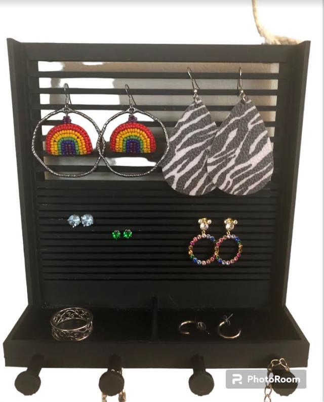 jewelry and earring holder