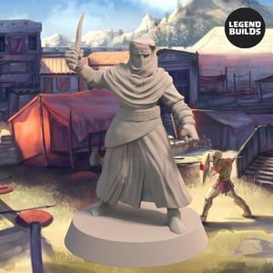 Night s Cult Zealot - Pose 2 - 3D printable miniature - STL file
