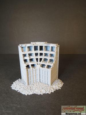Sci-Fi Ruined Building 1 SFR001