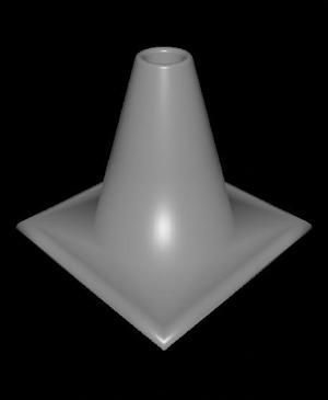 Traffic Cone-Shaped Pencil Holder for RotRing 600