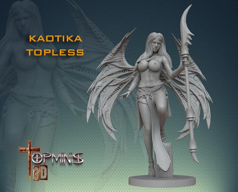 GUERRERA DESNUDA PARA JUEGOS DE ROLL