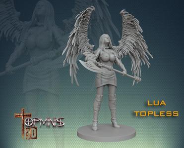 GUERRERA DESNUDA PARA JUEGOS DE ROLL