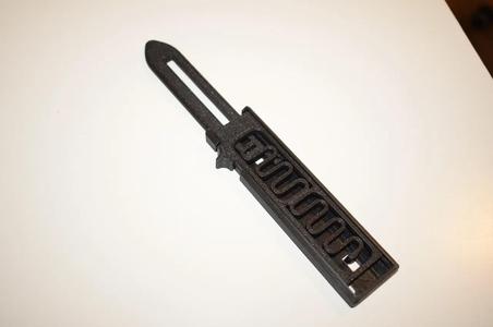 Left handed (mirrored) OTF Fidget Knife   