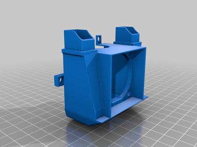 cr30 40mm hotend shroud with 5015 blowers