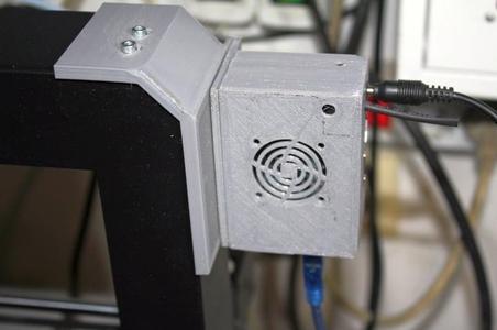 Anycubic i3 Mega S Orange Pi Lote Box holder for right top corner 