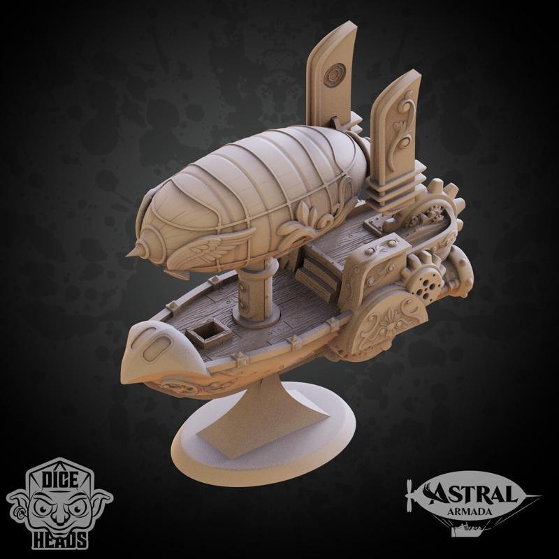 Steam Punk Airship Astral Ship (Large Version)