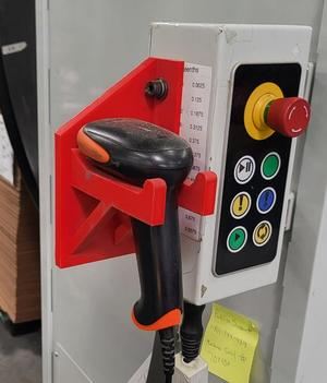 Barcode Scanner Holder Side Mount