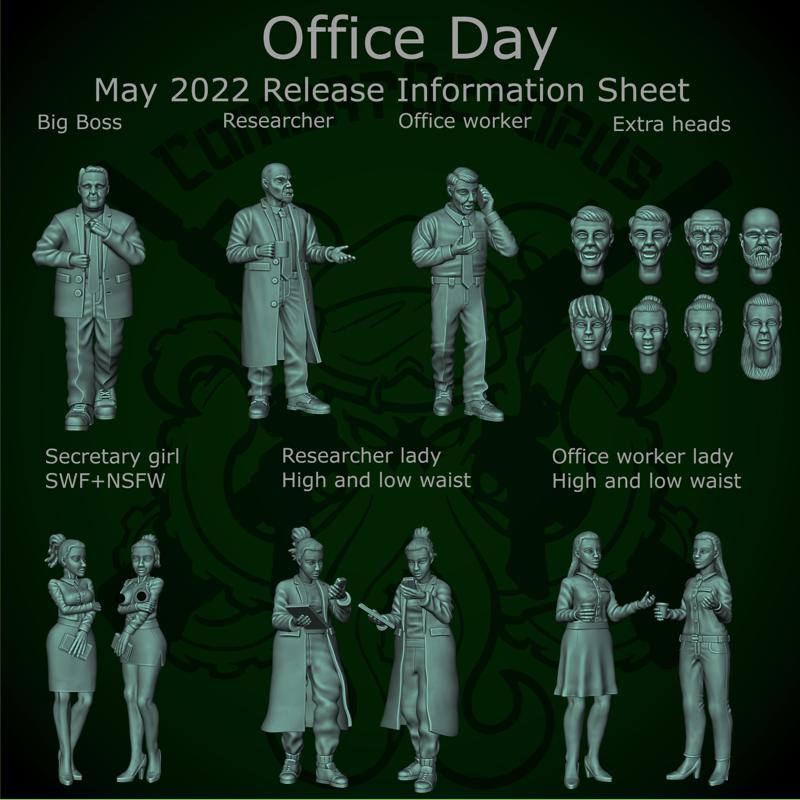 Patreon pack 11 - May 2022 - Office day