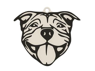 Pitbull kaychain