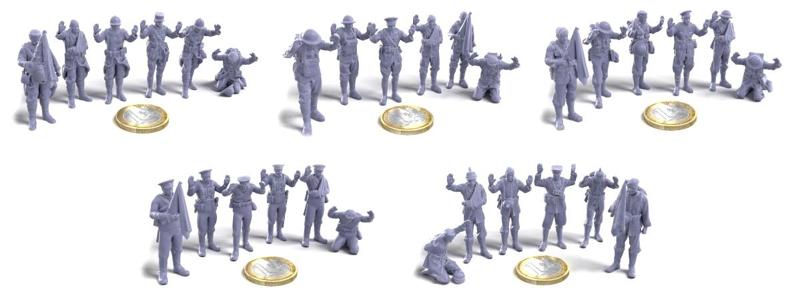 ww1 Surrender Soldiers (5 nationalities)