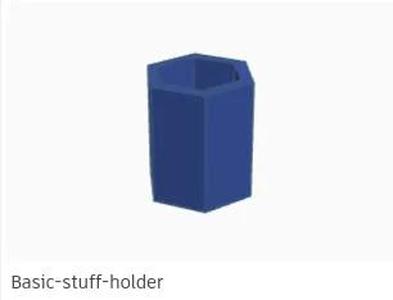 EXTREMLY basic stuff holder   