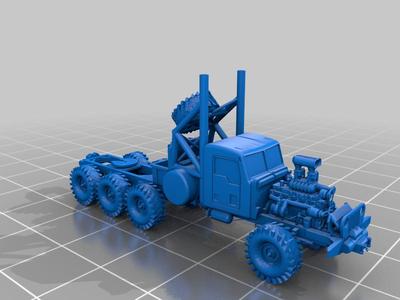 N scale Kenworth Offroad Ratrod 8x8