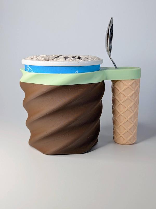 Ice Cream Pint Holder - Insulated, Mix & Match, Multicolor - Commercial Version