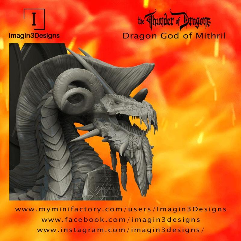 Etax'dibashiv -The Furnace of Dhal Thoram- The Dragon God of Mithril