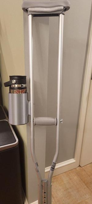 Crutch Cup Holder