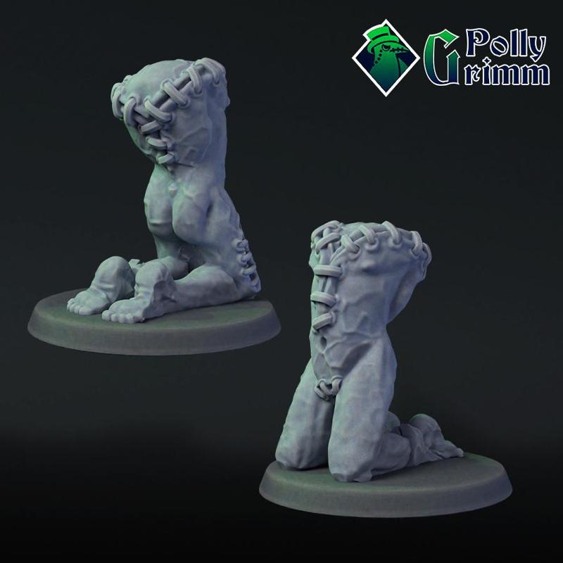 Empire of sin. Tabletop miniature. Flesh thing