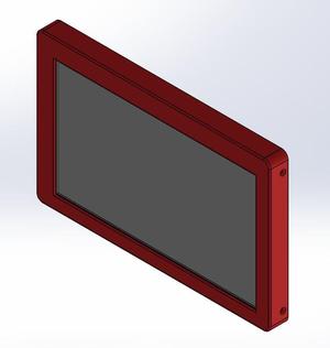 Raspberry Pi case with 7inch TFT