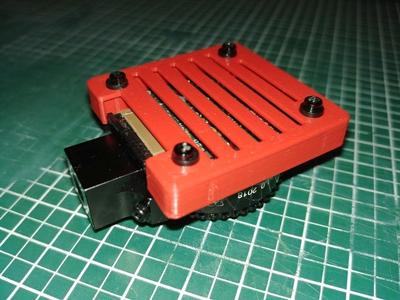 Raspberry Pi - HQ camera - ventilated cover