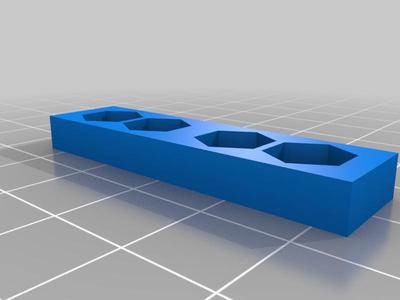 Nertrack sliding rails nut fixture
