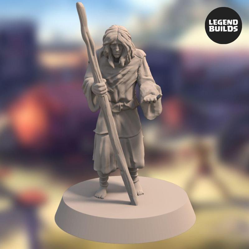 Outcasts of the Realm of Eros - Pose 1 - 3D printable miniature - STL file