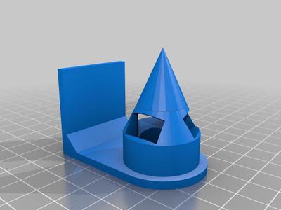Cat Treat Dispenser - Base with Larger Holes / Point (Remix)