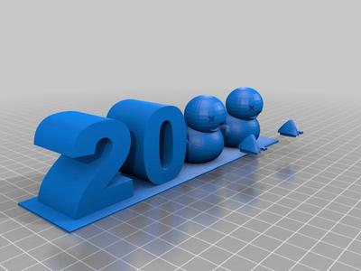 2022 con patitos de colores