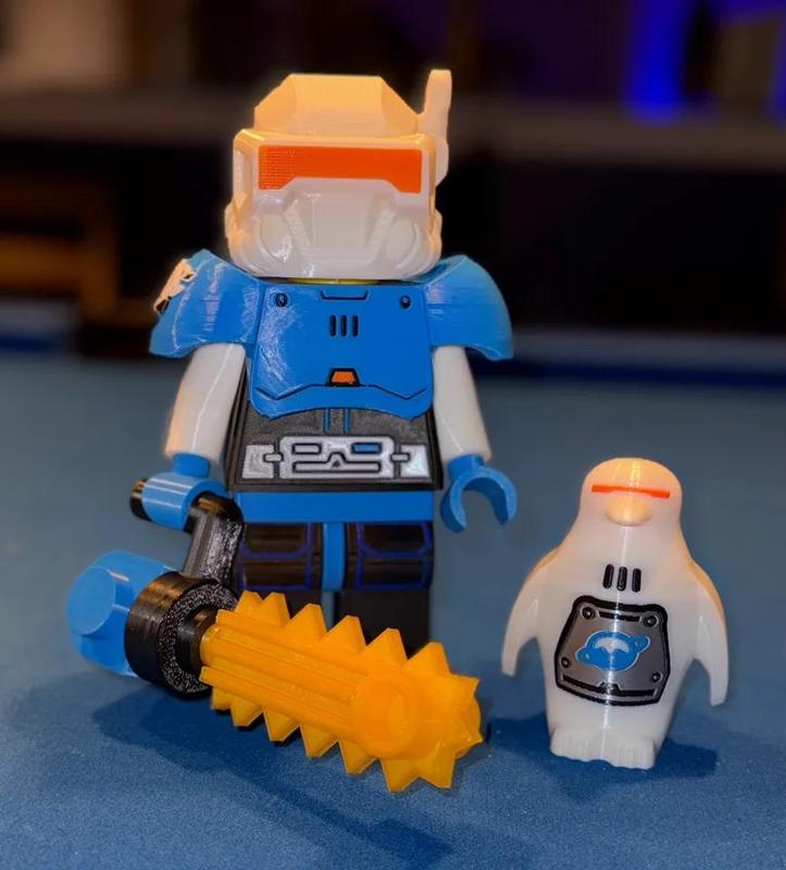 Ice Planet Explorer Brick MegaFigure (5:1 Scale)   