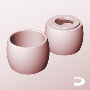 CR68-60-P Pierced Modular Stacking Storage Box Bin Container Planter Lamp Shade | Printable Objects - Infinite Containers | stl file for 3d printing