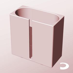 CX68-150-SB Slotted Modular Stacking Storage Boxes | Printable Objects - Infinite Containers | stl file for 3d printing