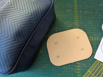 Arch template ruler for sewing   