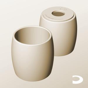 CR96-120-P Pierced Modular Stacking Storage Box Bin Container Planter Lamp Shade | Printable Objects - Infinite Containers | stl file for 3d printing