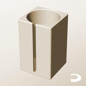 CS96-170-S Slotted Modular Stacking Storage Boxes Bins | Printable Objects - Infinite Containers | stl file for 3d printing