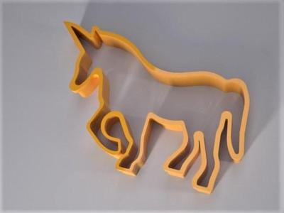 Unicorn cookie cutter