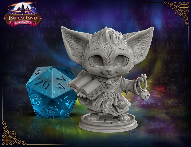 Kit the Fox Cleric - Pre-supported