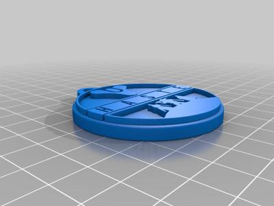 Haste Coin With A Keychain Hole
