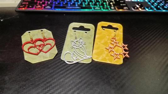 simple earing display stand, hang Sell Tab/Hook   