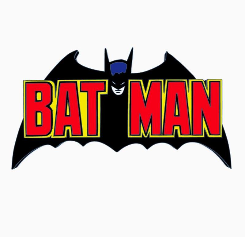 BATMAN COMIC Logo Display by MANIACMANCAVE3D