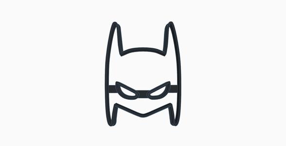 BATMAN MASK COOKIE CUTTER