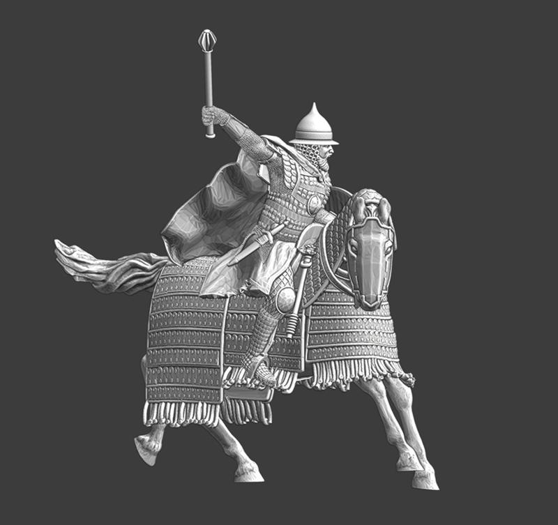 Medieval Kievan Rus high ranking knight