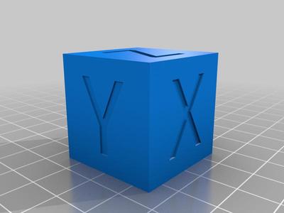 30mm Calibration Cube
