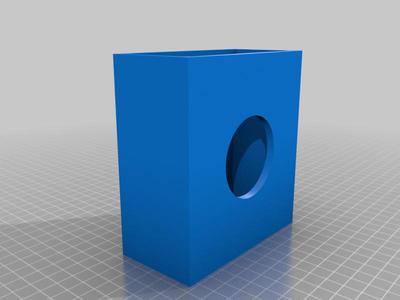 Box with hole/ PCB 100mm case