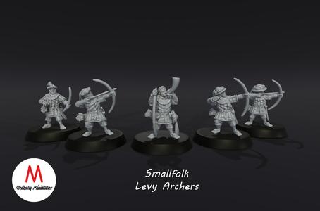 Smallfolk Levy Archers (free in Tribes/Patreon 2022 Welcome pack)