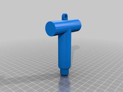 garbage can key